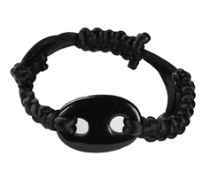 Pulsera Artesania Negra Calabrote