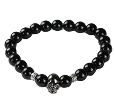 Pulsera Obsidiana Calavera