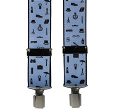 Tirante Elástico Azul con Dibujos
