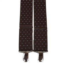 Tirante Elástico Jacquard Marrón