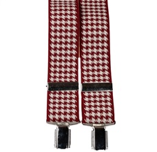 Burgundy "Crow's Feet" Elastic Braces