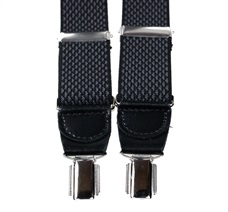 Dark Grey Pattern Elastic Braces
