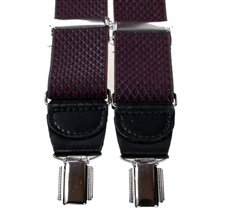 Burgundy Rhombus XXL Braces