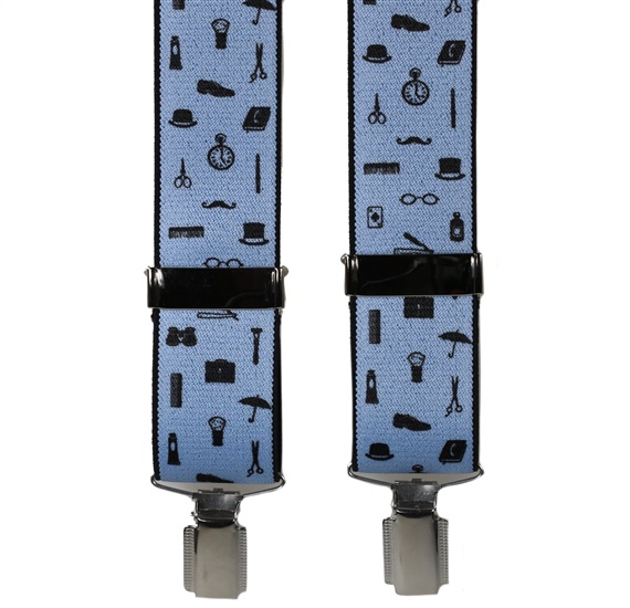 Tirante Elástico Azul con Dibujos