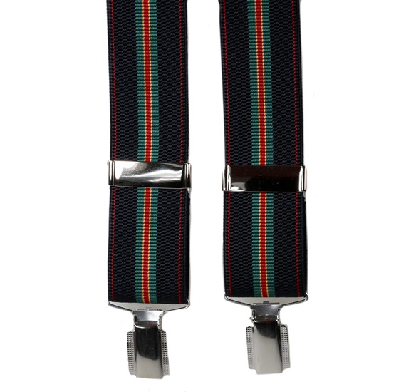 Blue Stripes Elastic Braces