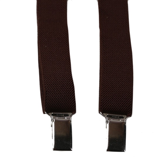 Baby's Dark Brown Elastic Braces