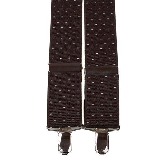 Tirante Elástico Jacquard Marrón