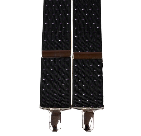 Tirante Elástico Jacquard Negro