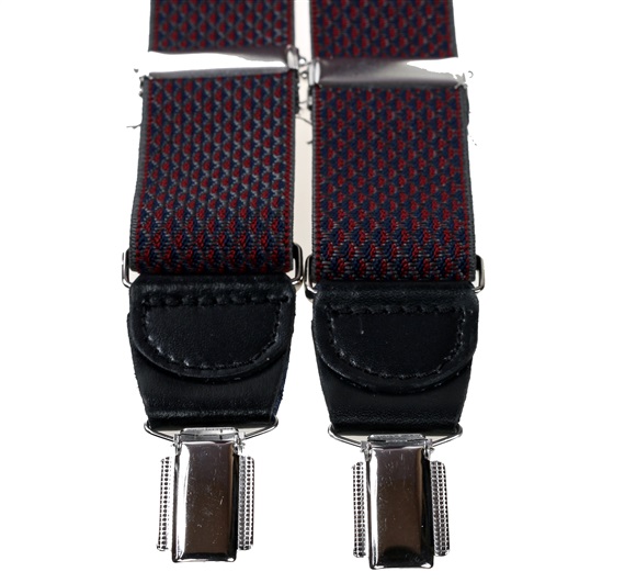 Burgundy Rhombus XXL Braces